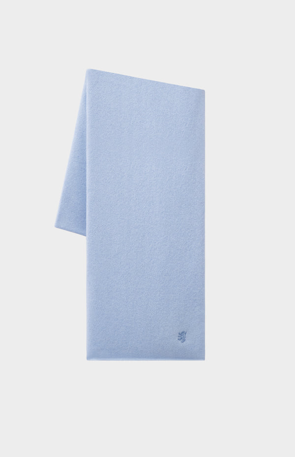pringle of scotland Classic Cashmere scarf In Sky Blue