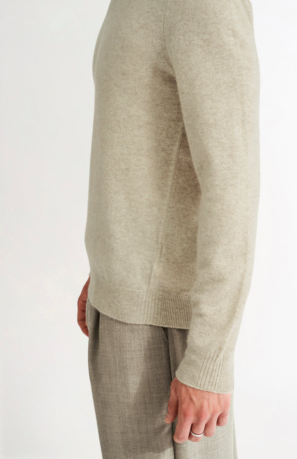 Pringle Of Scotland Men's Classic V Neck Cashmere Jumper In Oatmeal