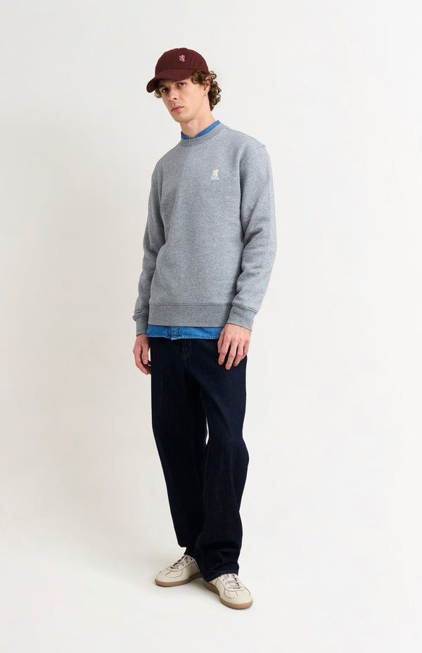 Pringle Of Scotland Men's Crew Neck Sweatshirt In Grey Melange