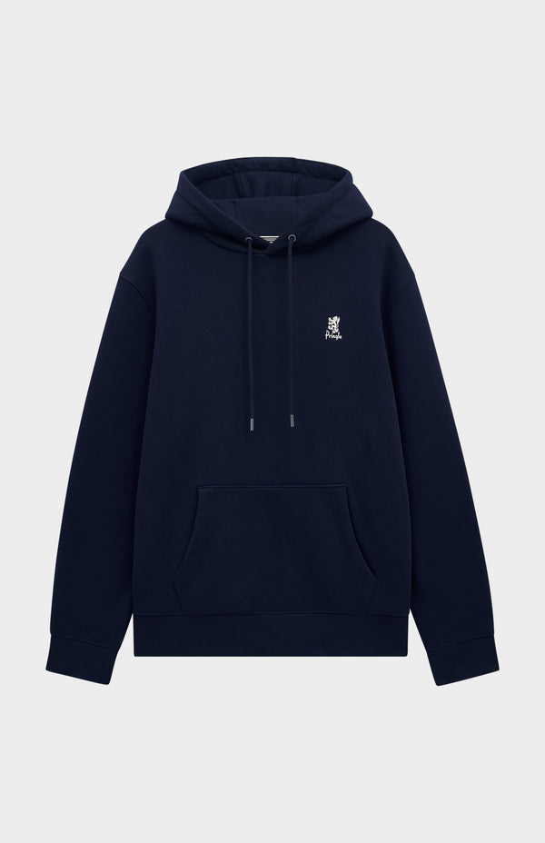 Pringle Of Scotland Men's Hooded Jumper In Navy Blue