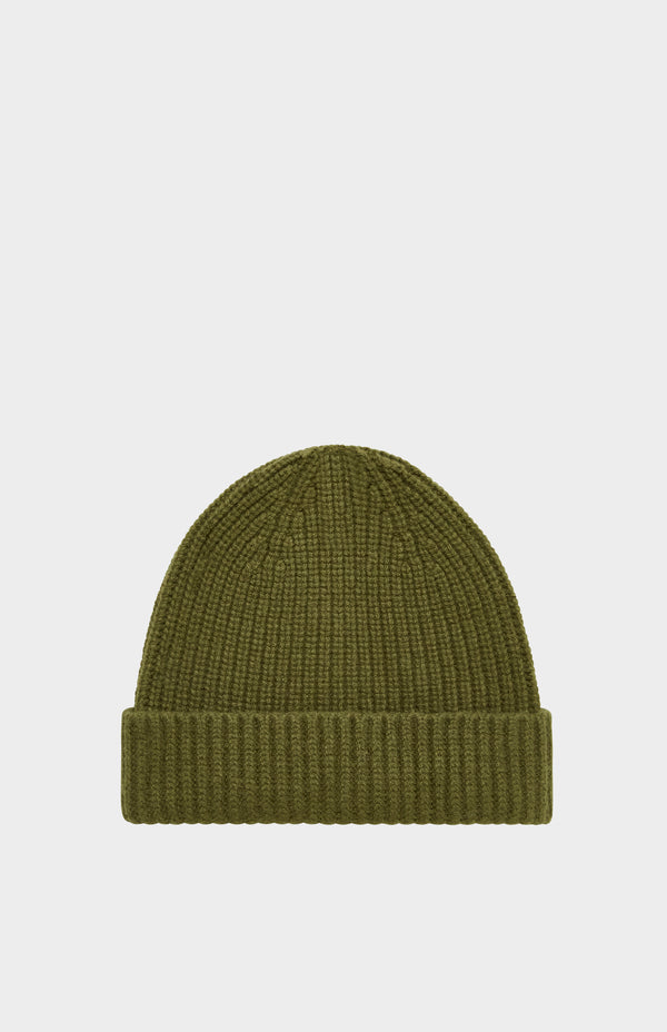 pringle of scotland Lambswool Beanie In Mint Green