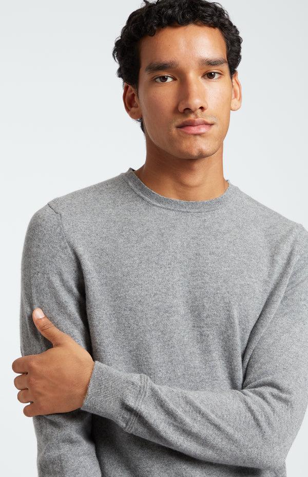 Pringle Of Scotland Scottish Cashmere Jumper In Flannel Grey