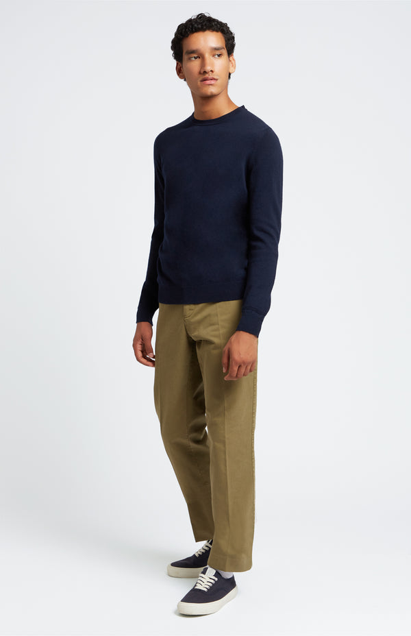 Pringle Of Scotland Scottish Cashmere Jumper In Navy