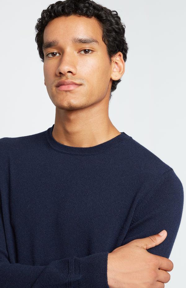 Pringle Of Scotland Scottish Cashmere Jumper In Navy