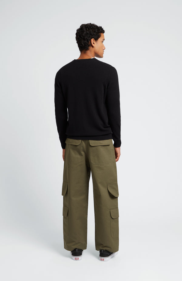 Pringle Of Scotland V Neck Cashmere Jumper In Black