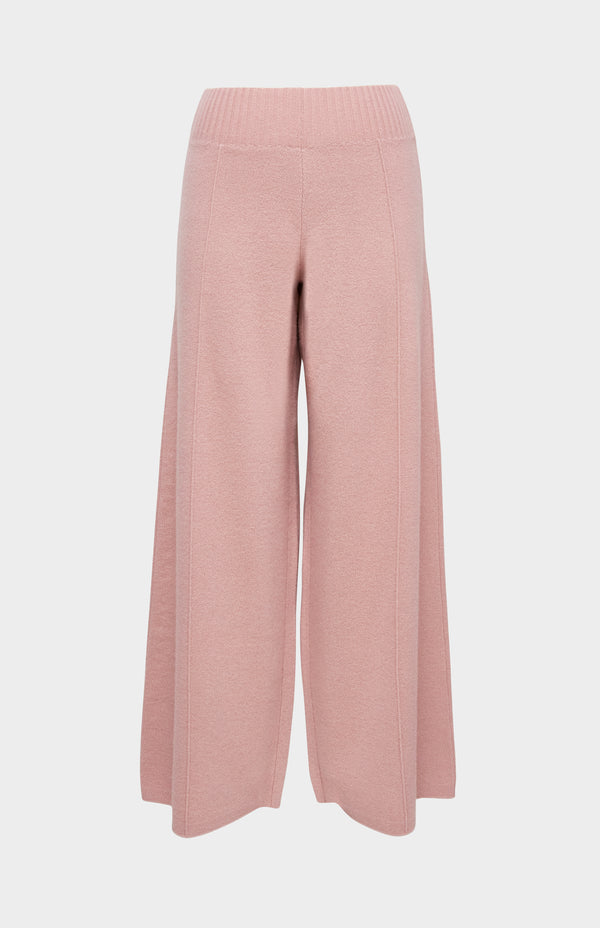 Pringle Of Scotland Women's Cashmere Blend Trousers In Dusty Pink
