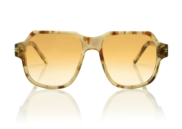 prism DAKOTA sunglasses | Clear Tortoiseshell with Caramel Lens