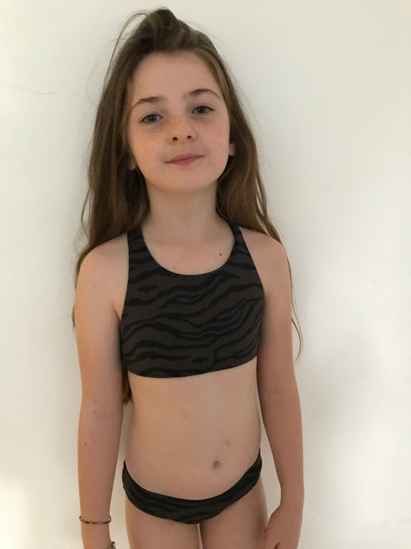 Prism GIRLS' BENIRRAS TOP & BIARRITZ BOTTOMS Bikini Set | Tiger