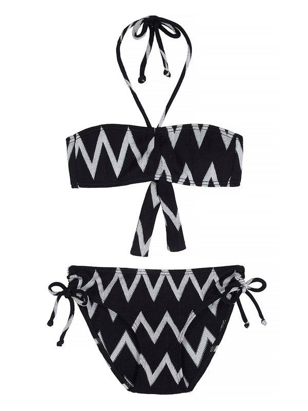 prism GIRLS' FORTALEZA TOP & COZUMEL BOTTOMS Swim Set | Art Deco