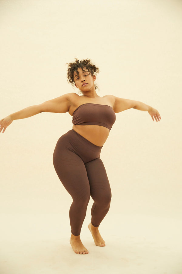 Prism NURTURING Full Length Leggings | Chocolate Brown