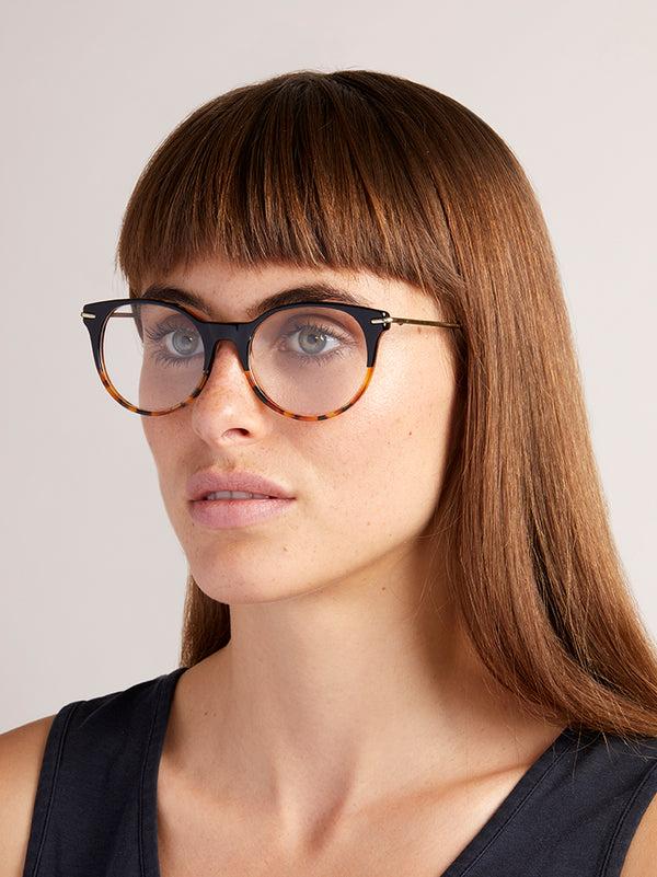 Prism PARIS Optical Frames | Black & Amber Tortoiseshell