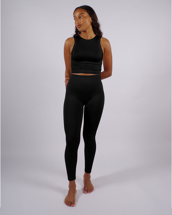 Prism AWAKEN Ribbed Leggings | Black