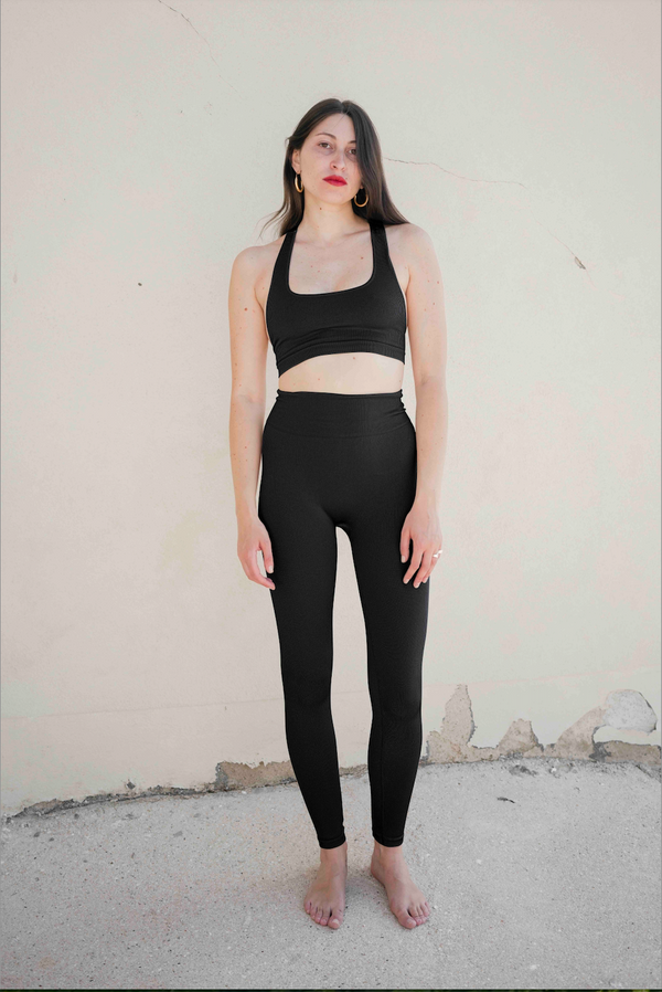 Prism AWAKEN Ribbed Leggings | Black