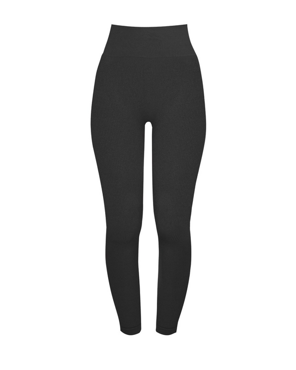 prism AWAKEN Ribbed Leggings | Black