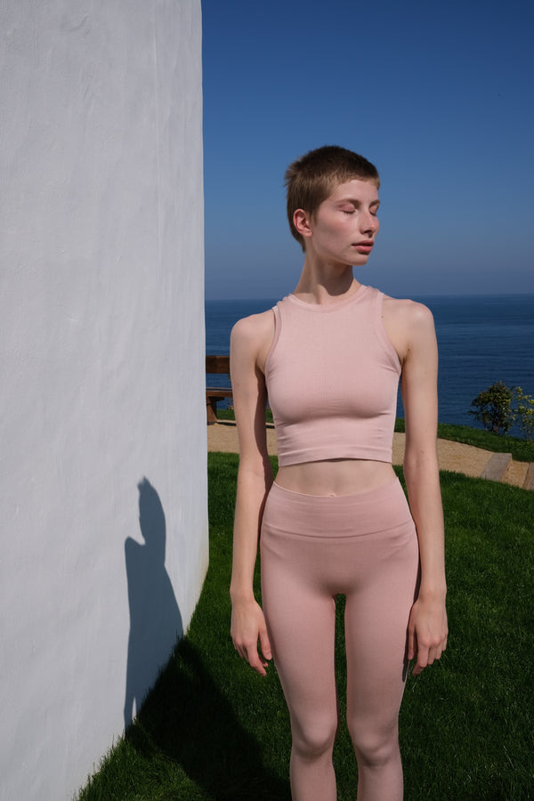 Prism AWAKEN Ribbed Leggings | Blush