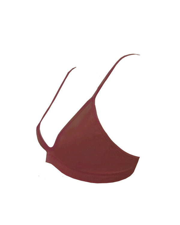 Prism BLISSFUL Bikini Bra Top | Maroon