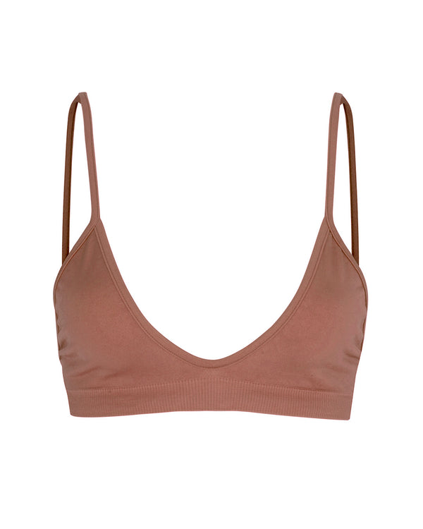 prism BLISSFUL Bikini Bra Top | Rusty Pink