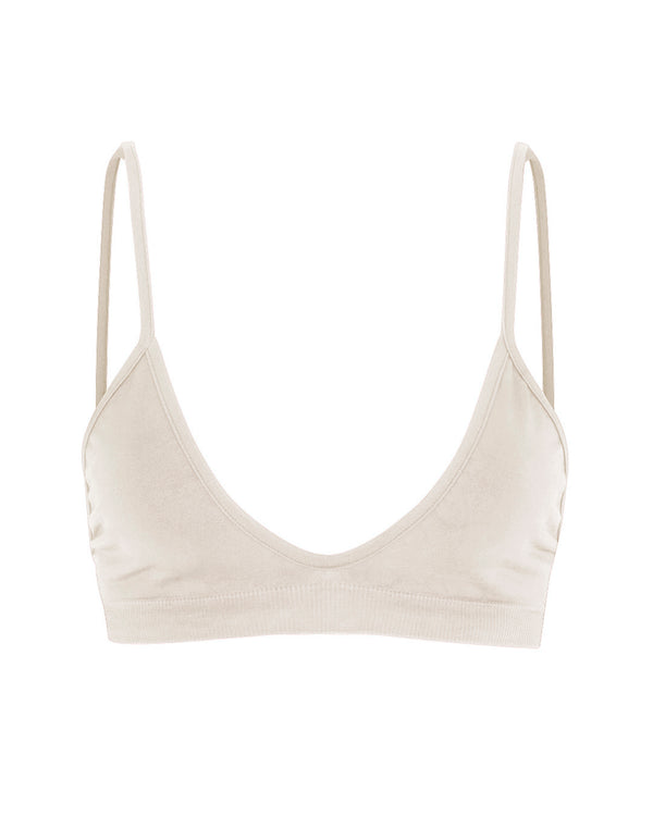 prism BLISSFUL Bikini Bra Top | Taupe
