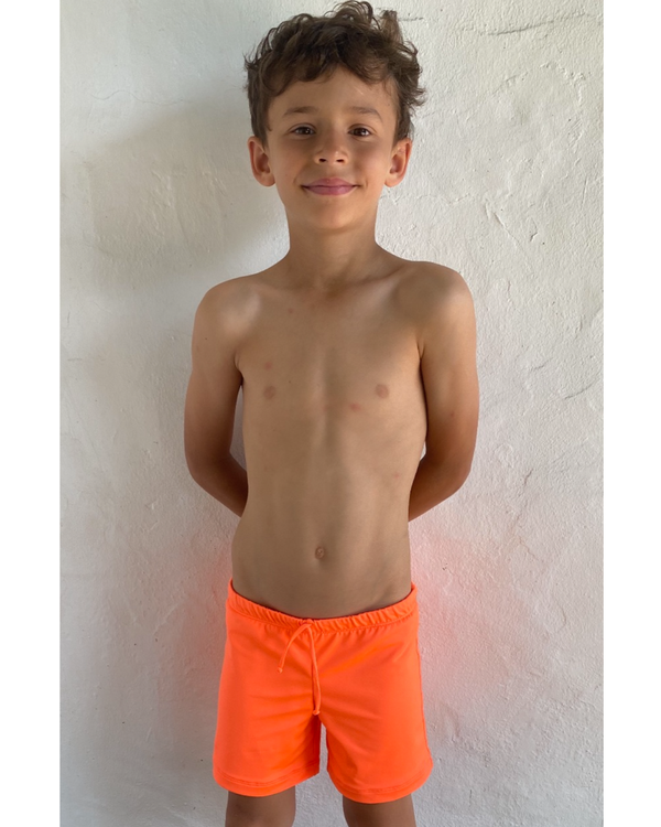 Prism BOYS' SWIM SHORTS | Neon Orange