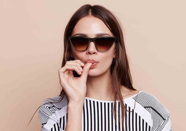 Prism CAIRO Sunglasses | Black & Amber Tortoiseshell