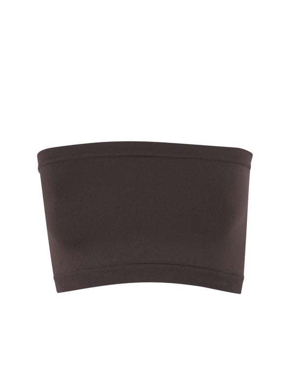 prism CAPTIVATING Bandeau Bra Top | Chocolate Brown