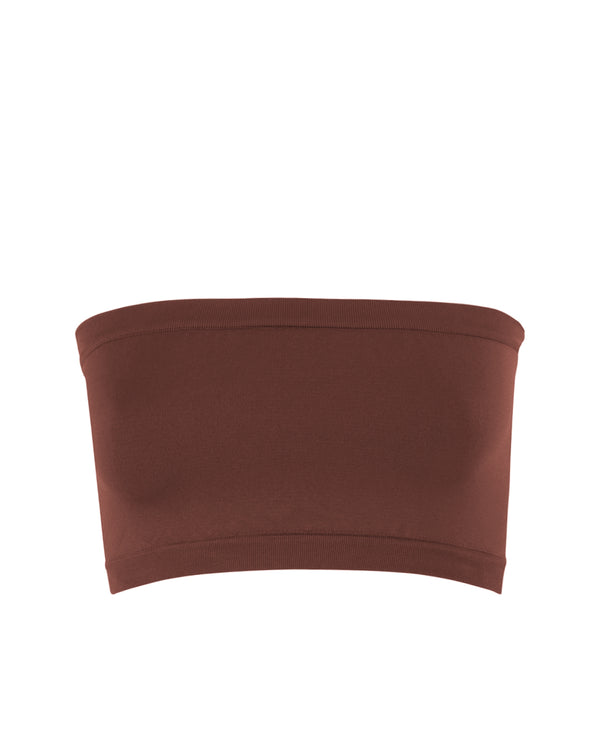 prism CAPTIVATING Bandeau Bra Top | Maroon