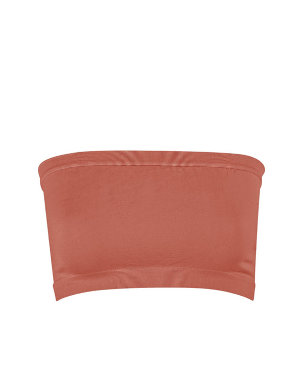 prism CAPTIVATING Bandeu Bra Top | Rusty Pink