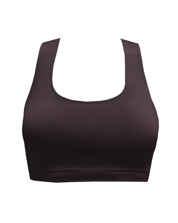 prism ELATED Bra Top | Chocolate Brown
