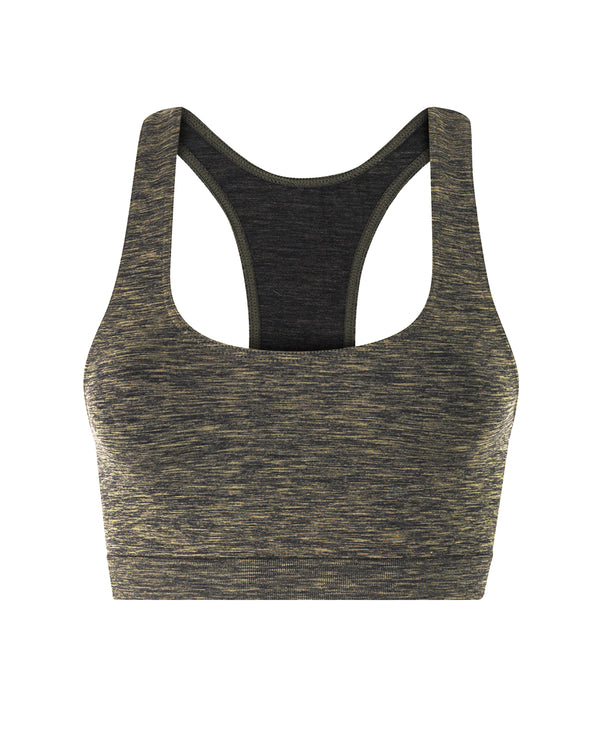 prism ELATED Bra Top | Olive Marl