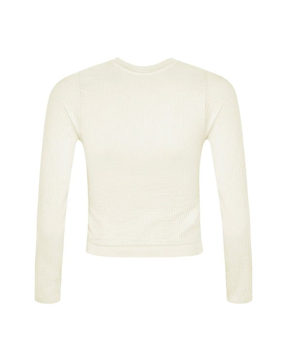 Prism EQUILIBRIUM Wide Ribbed Top | Cream