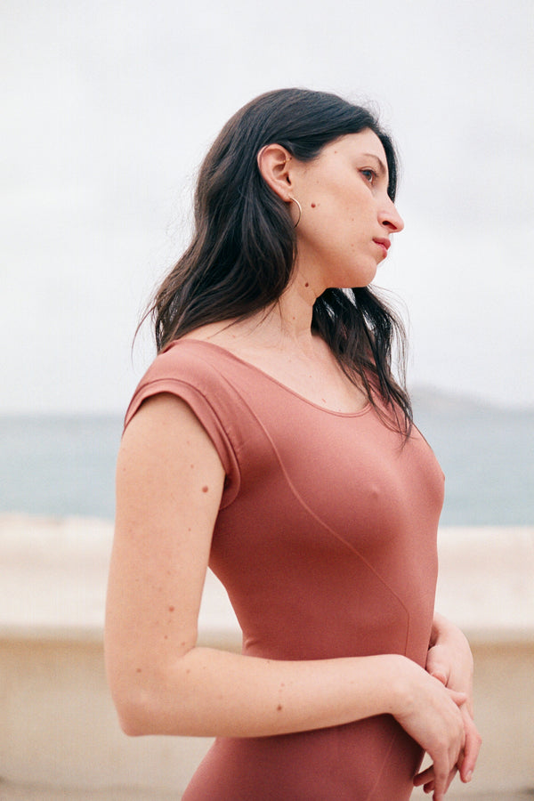 Prism EUPHORIC Shorts Unitard | Rusty Pink