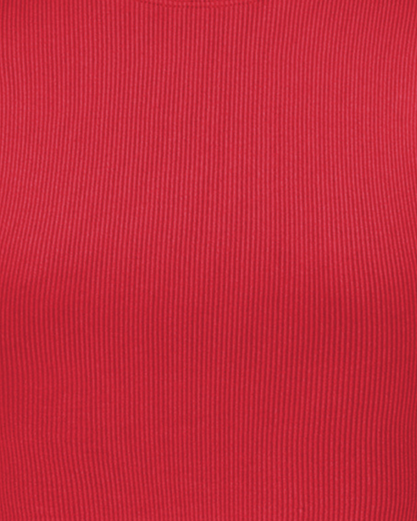 Prism EVOKE Ribbed Long-Sleeve Crop Top | Cerise