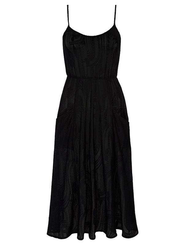 prism FARO Dress | Black Art Deco