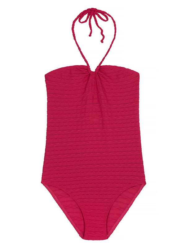 prism GIRLS' HONOLULU Swimsuit | Pink Cable Knit