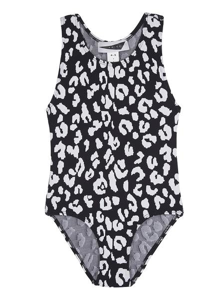 Prism GIRLS' LOS ANGELES Swimsuit | Black Leopard