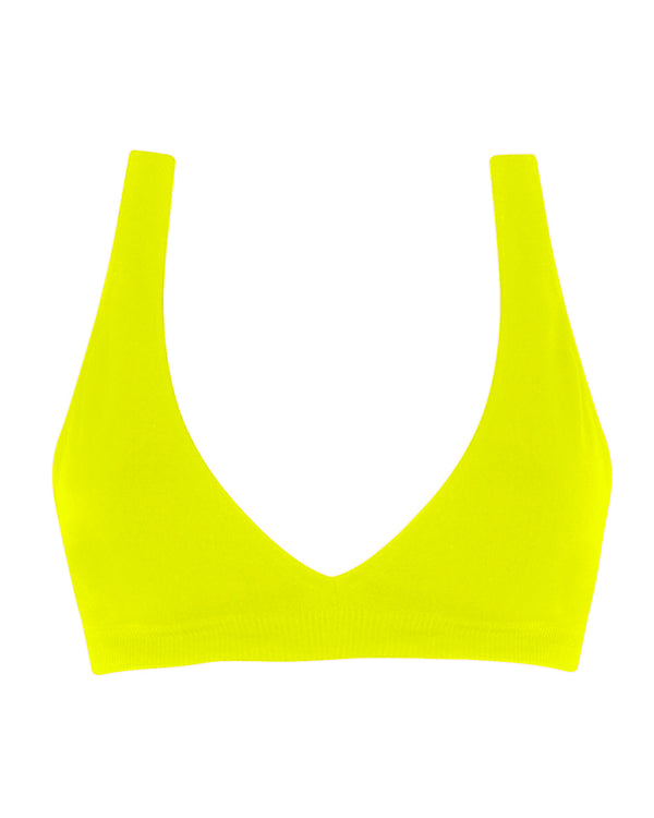 prism GRACEFUL Bikini Top | Neon Yellow