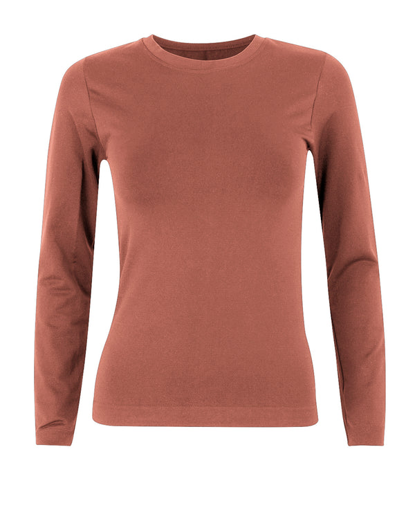 prism GRACIOUS Long Sleeve Top | Rusty Pink