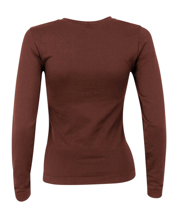 Prism GRACIOUS Long Sleeved Top | Maroon