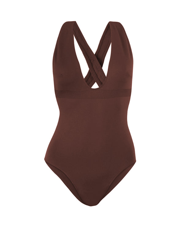 prism ILLUMINATE Body Swimsuit | Maroon