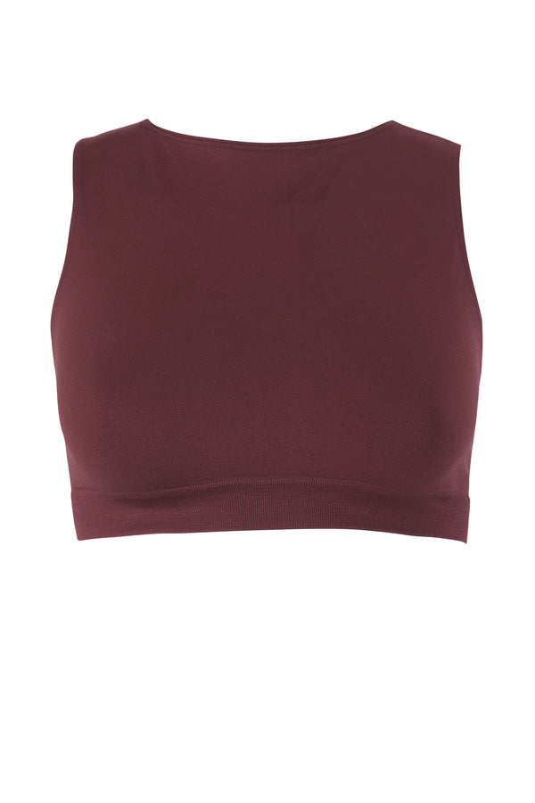 prism INSPIRE Bikini Bra Top | Maroon