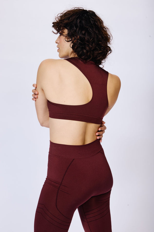 Prism INSPIRE Bikini Bra Top | Maroon