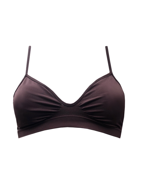 prism LIBERATED Bikini Bra Top | Chocolate Brown