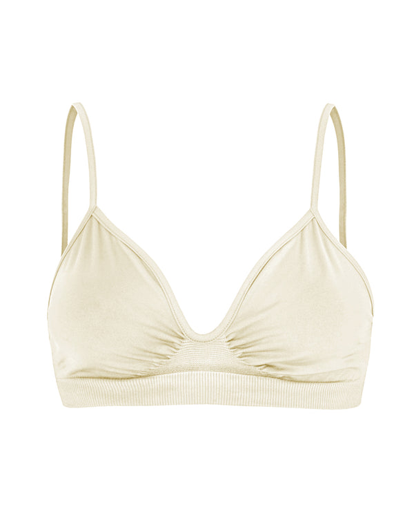 prism LIBERATED Bikini Bra top | Cream