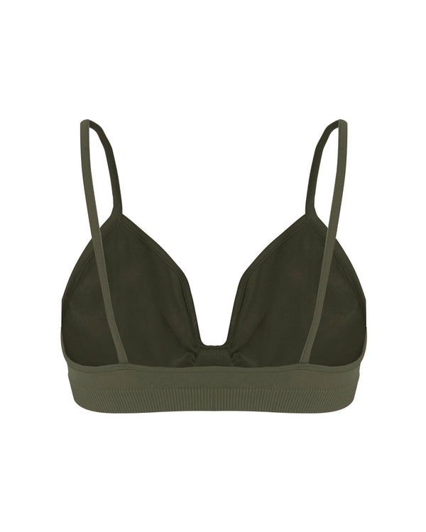 Prism LIBERATED Bikini Bra Top | Olive