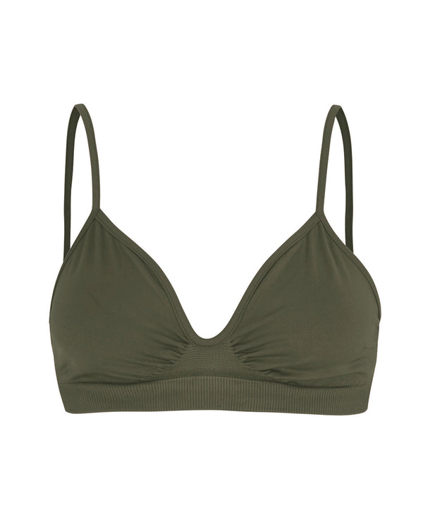 prism LIBERATED Bikini Bra Top | Olive