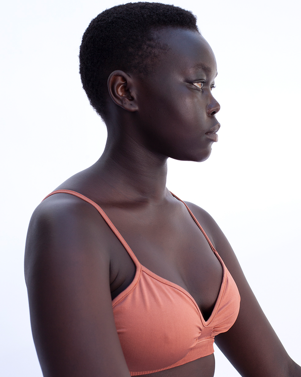 Prism LIBERATED Bikini Bra Top | Rusty Pink