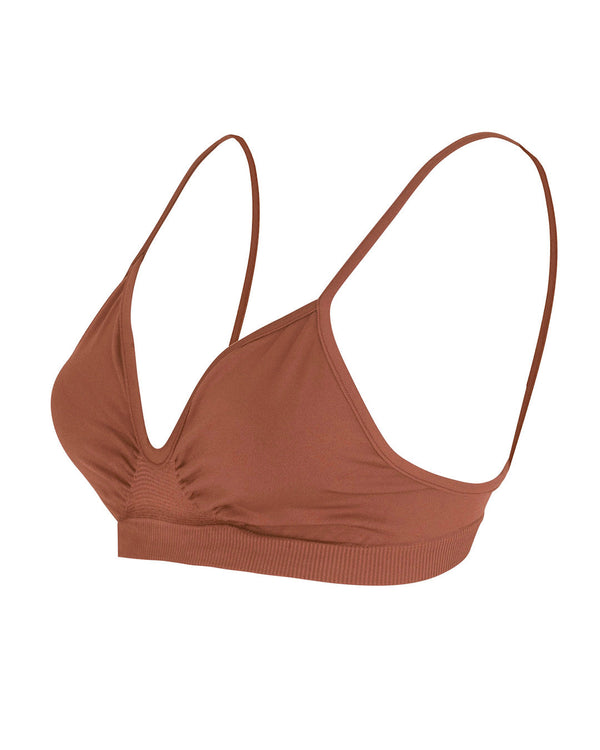 Prism LIBERATED Bikini Bra Top | Rusty Pink