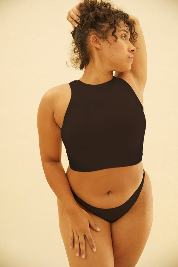 Prism LUMINOUS Ribbed Vest | Black