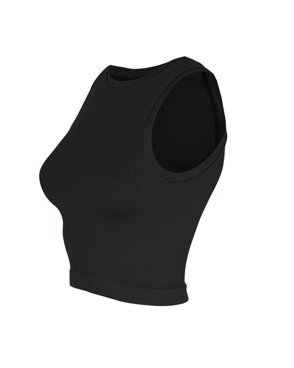 Prism LUMINOUS Ribbed Vest | Black