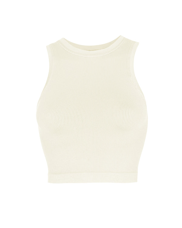prism LUMINOUS Ribbed Vest | Cream